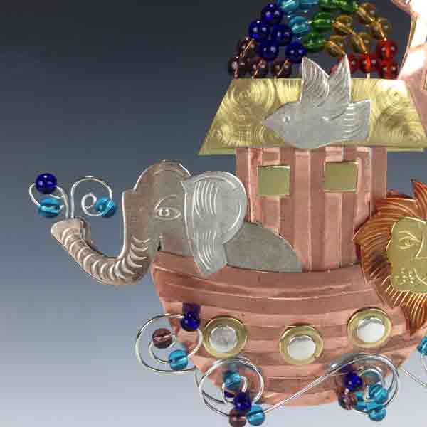 Rainbow Ark Ornament by Pilgrim Imports, Inc. - Image 2